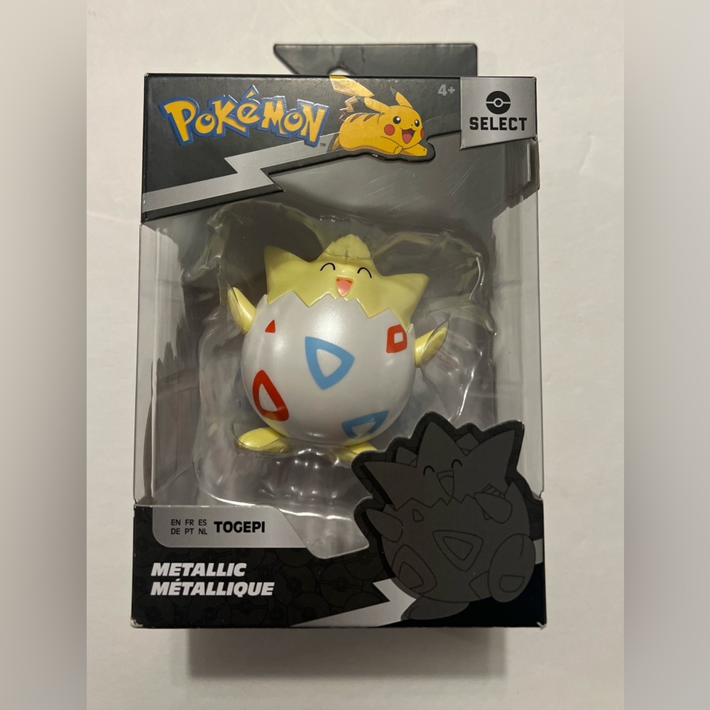 Pokémon select metallic 3 inch togepi figure series 3 new sealed